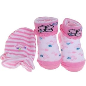 Kit Luva e Meia para Bebê