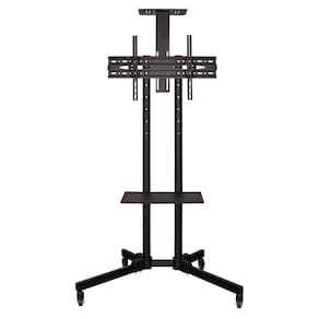 Pedestal Móvel Tv 32 a 65 Suporte com Rodízios PED-4265-PR Multivisão