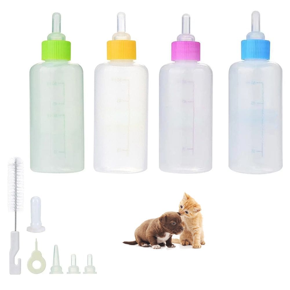 Mamadeira Gato Cao Pet Cachorro Filhote Amamentaçao 60ml Animal de Estimaçao Acessorios Higienico Duravel Resistente