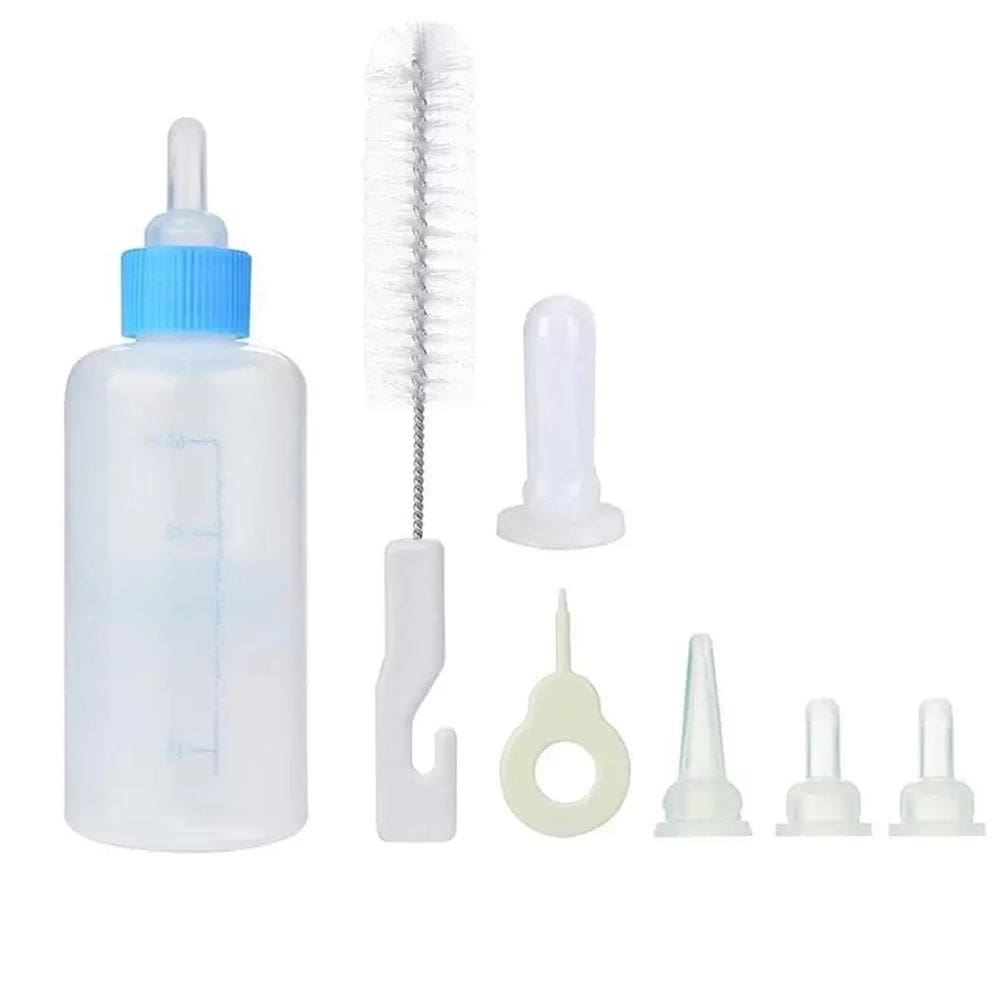 Mamadeira Pet Cao Gato Cachorro Filhote 60ml Amamentaçao Animal de Estimaçao Acessorios Resistente Higienico Duravel