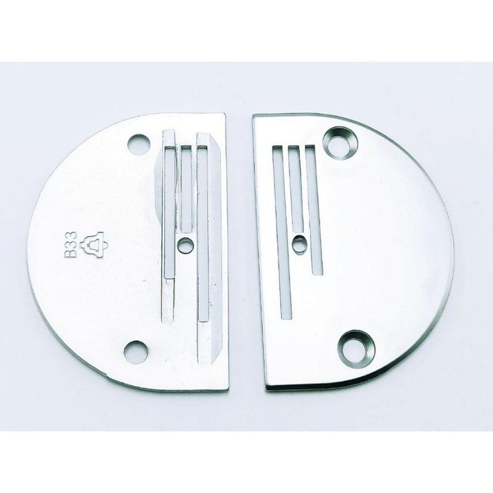 Chapa Agulha Lisa Reta Furo 33 e 3 Carreiras B-33 QX - QXyun
