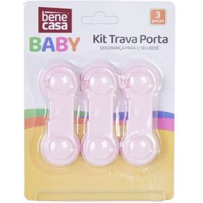 Kit Trava Porta 3 Peças para Bebês e Crianças