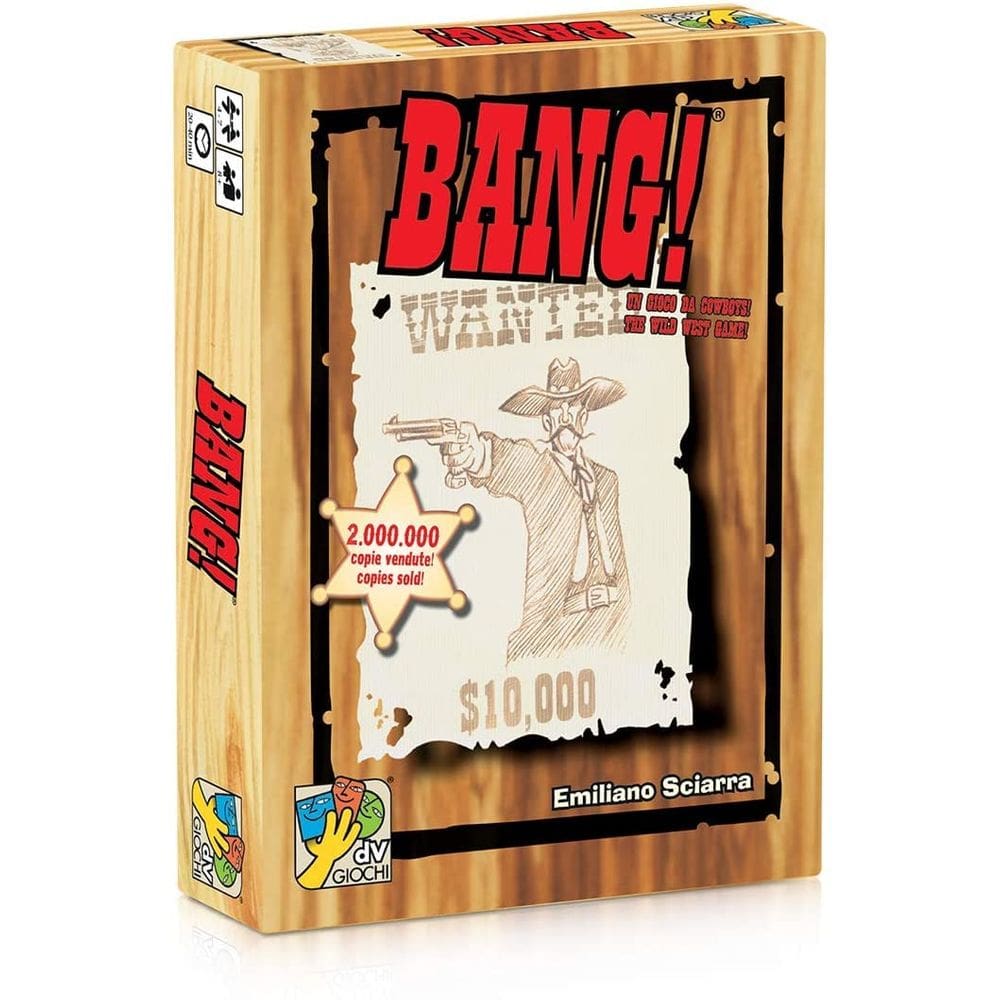Jogo de tabuleiro dV Giochi DA VINCI Bang 4th Edition para 4-7 jogadores