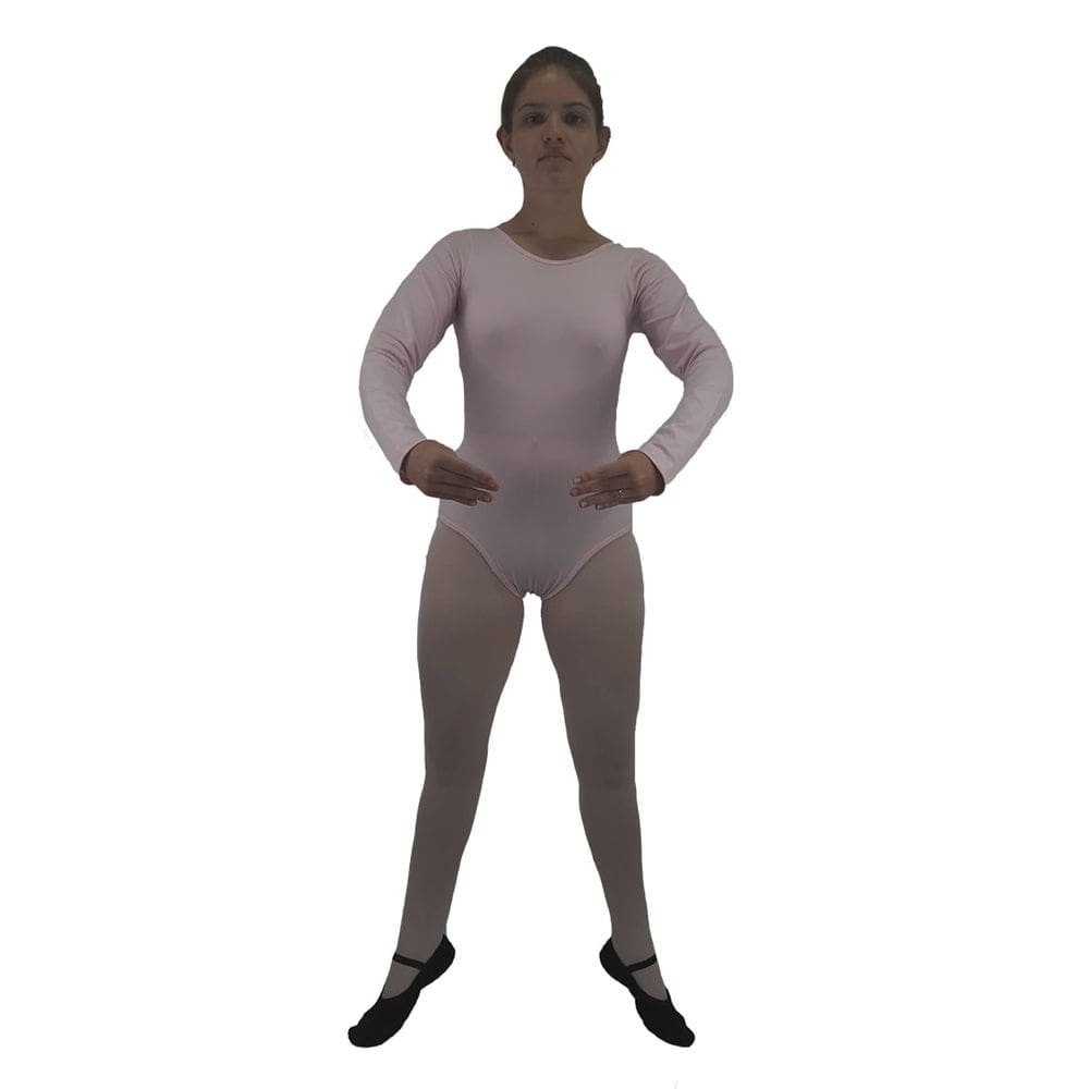 Collant Ballet Ritmus Manga Longa Juliana Adulto