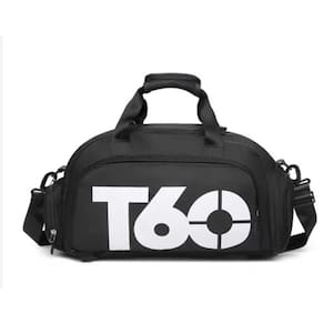 Bolsa Academia Fitness Mala De Viagem Mochila Transversal Treino Gênero Preto