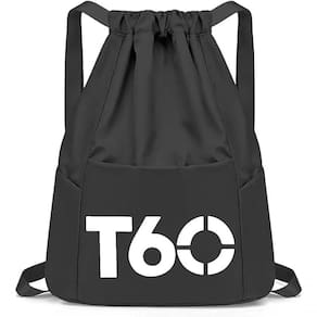 Bolsa Mochila Esportiva Compartimento Antifurto Semi Impermeável Ajustável Preto