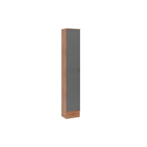 Paneleiro De Cozinha Bella 2614 2 Portas 40cm Nogal-cinza - Carraro