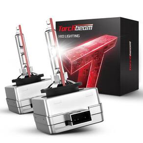 Lâmpadas HID Torchbeam D1S 6000K Cool White 150% Iluminação IP67