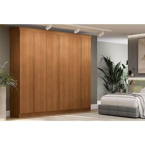 Guarda Roupa Casal 6 Portas E 3 Gavetas R583 Canela