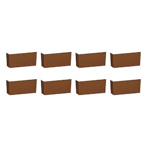 Multiuso Quarto 5601 Conj. 8 Pes Rodapes Cinza - Carraro