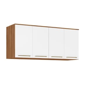 Armário Ponte Modulado Aéreo Casal 71190k Irlanda C- 4 Portas Amendola-branco - Demóbile