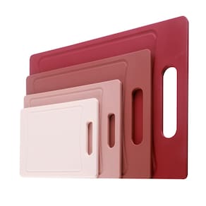 Conjunto de tábuas de corte COOK WITH COLOR Kitchen Essentials, 4 unidades