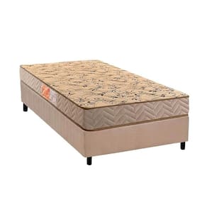 Conjunto Box Solteiro Colchão Espuma Paropas D33 Pasquale Wave Clean + Base Crc Suede Clean (78x188)