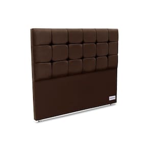 Cabeceira Cama Box Estofada Piave Linho Casal - Linho Marrom - Ortobom