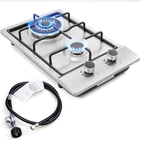 Fogão a gás Forimo 2 Burner 30cm em aço inoxidável