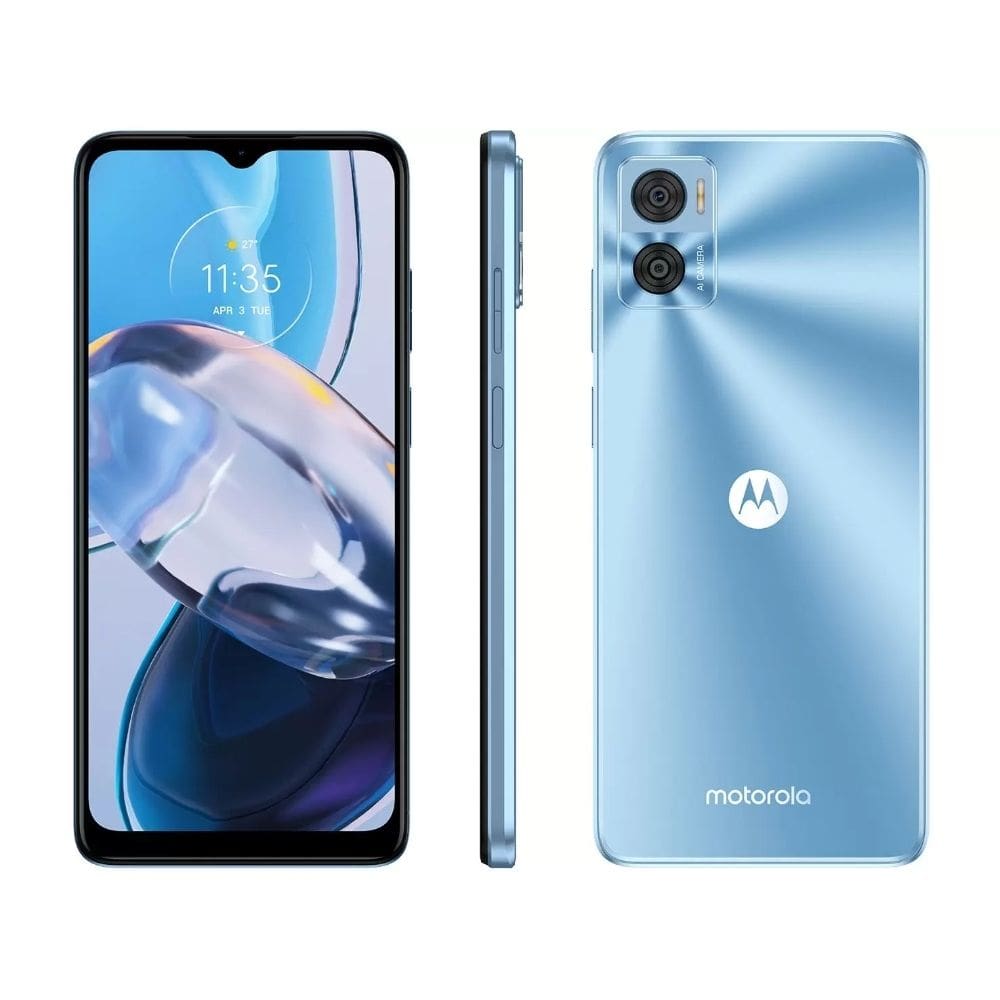 Usado: Motorola E22 64 GB Azul - Excelente