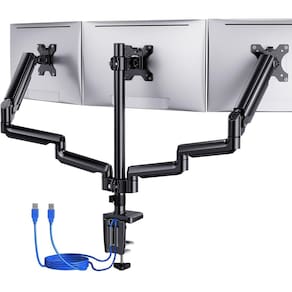 Suporte triplo para monitor ErGear Gas Spring para telas de 13-27"