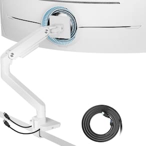 Suporte de monitor ARES WING Single com USB A/C para ultra-wide de 17-49"