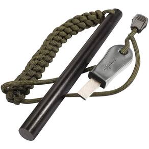 Haste de 15,3 cm em aço sílex perfurada Fire Starter Bayite Survival