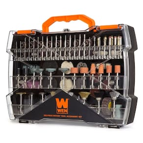 Kit de acessórios WEN 230282A Ferramenta rotativa de 282 peças com estojo