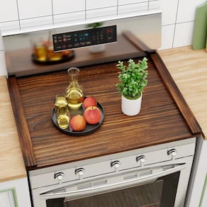 Tampa de fogão Oenalw Noodle Board Wood para fogão elétrico/a gás