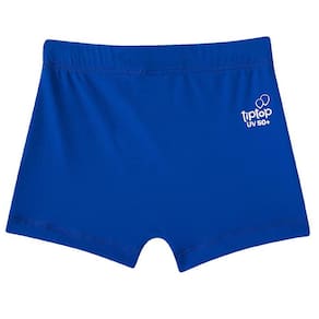 Sunga Shorts boxer Infantil Praia Uv 50 Natação Lisa Tip Top