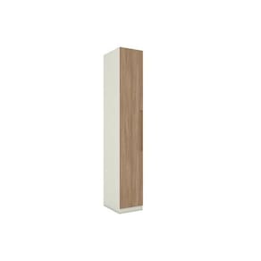 Módulo de Quarto Solteiro Guarda Roupa c/ 1 Porta MC01 Seletto Areia/Jequitibá - Henn