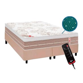 Colchão Queen c/ Vibro Massagem Molas Tecnopedic Premium Niponpedic (158x198x32) - Castor