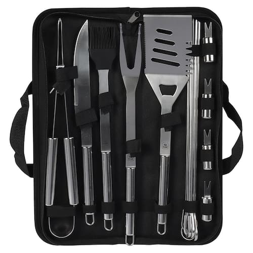 imagem-Kit Churrasco BEL Inox Premium 16 Peças com Estojo 256600