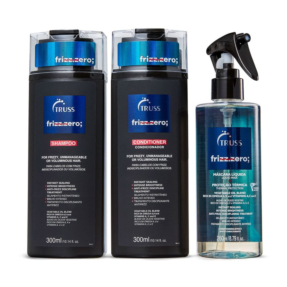 Kit TRUSS Frizz Zero (3 Produtos)