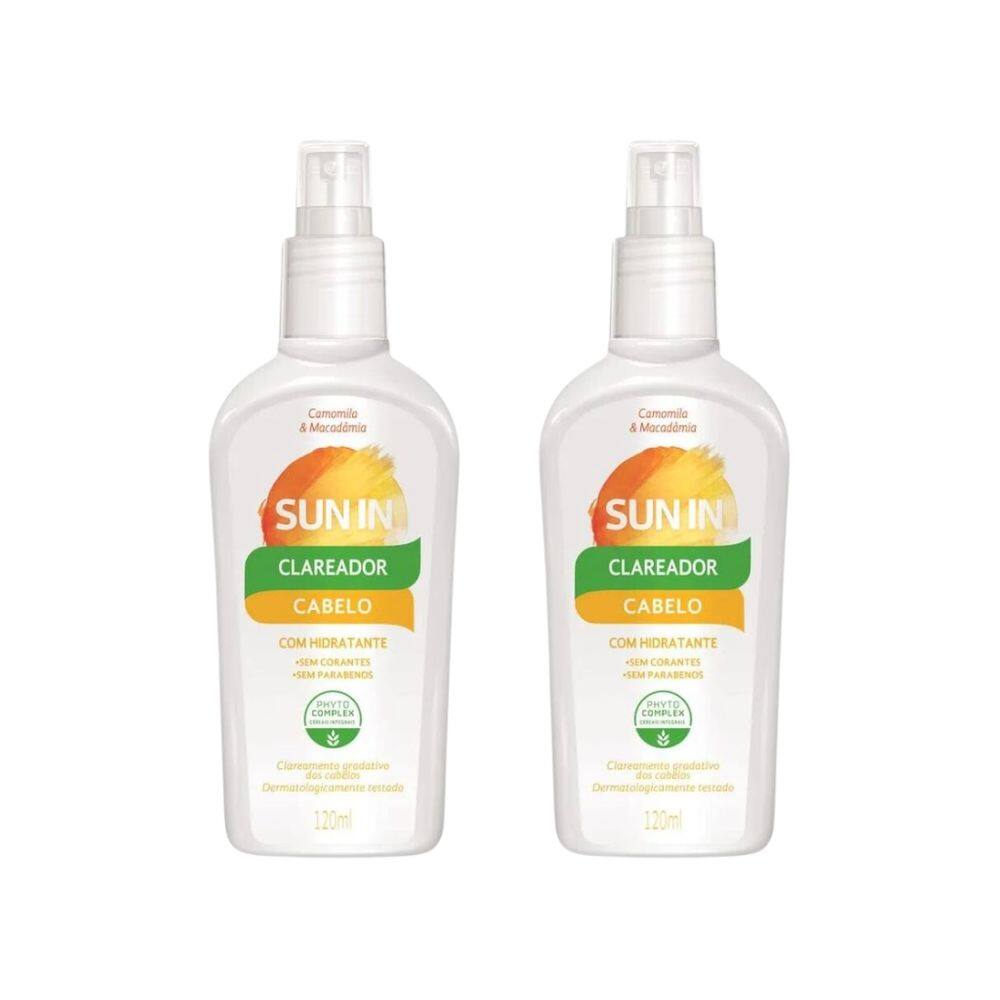 Clareador de Cabelos Phytoervas Sun In 120ml - Kit C/ 2un