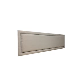 Cabeceira Estofada Queen Tachas Não é Segredo Linho Cru Mesclado 160x60