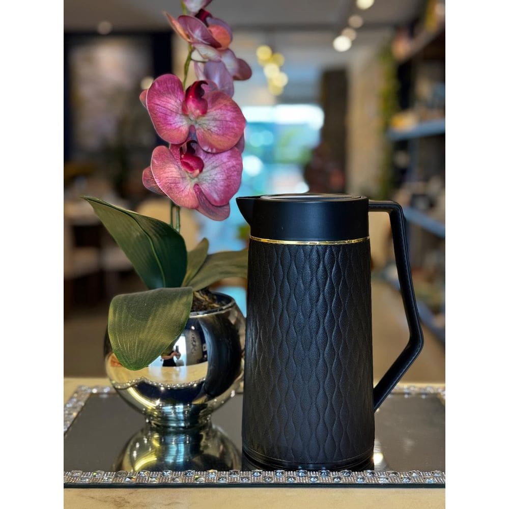 Garrafa Termica Preta Encanto 1L