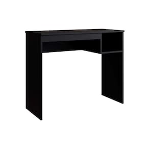 Mesa Computador Escrivaninha Noronha c/ 1 Nicho Preto - Genialflex