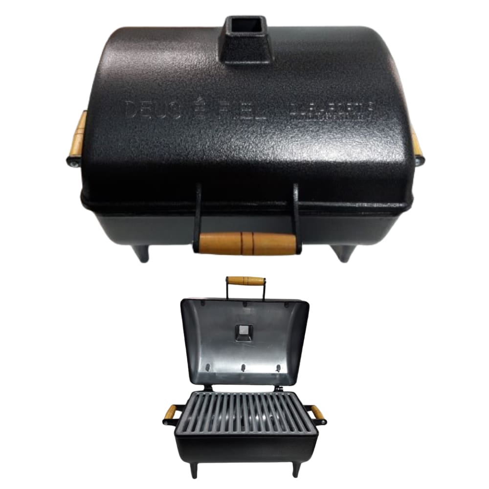 Churrasqueira Alumínio fundido A Bafo Craquelada