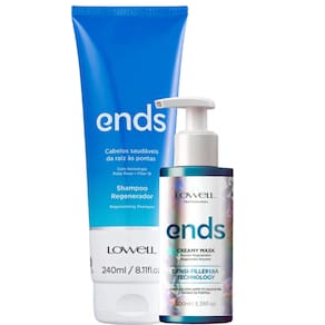 Kit Lowell Ends Shampoo 240ml + Creamy Mask 100ml