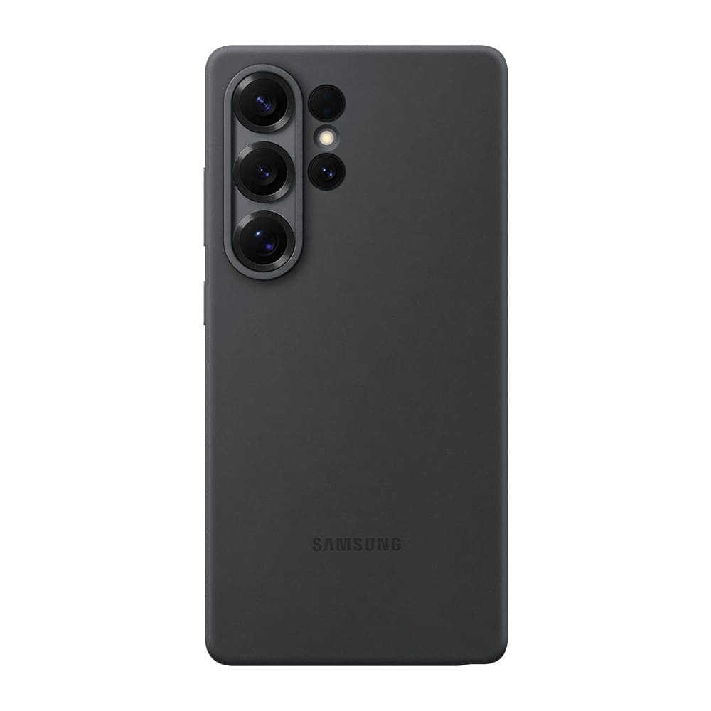 Capa Protetora Silicone Galaxy S25 Ultra - Preta