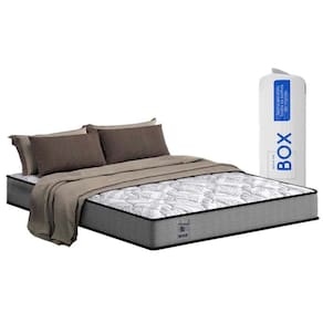 Colchão Casal Espuma a Vácuo de D45 Night and Day Gray Bed In Bag (138x188x24) - Probel