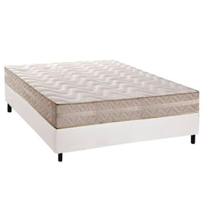 Conjunto Box Casal: Colchão Espuma Paropas D28 / Master AG80 Clean Double Face 17 + Base CRC Courano White (138x188)