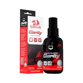 Limpa Telas e Monitores Solução Nano  Redragon Clarity 60 ML