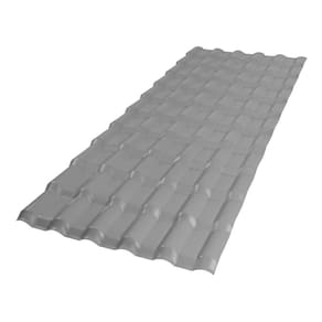 Telha PVC Fortlev Plan Concreto 2,42x0,88m