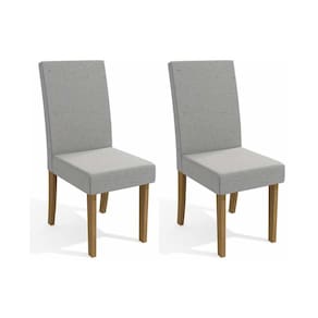 Kit 2 Cadeiras Sala Jantar 2CAD131 2 Un Canela/Linho Cinza - Kappesberg