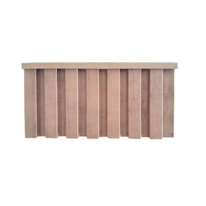 Barra de Acabamento L Reto Branco 2,5x270 Cm Branco