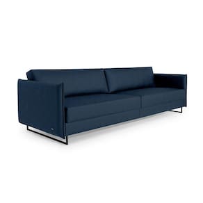 Sofá 3 Lugares Enrico Linho Azul 240 cm