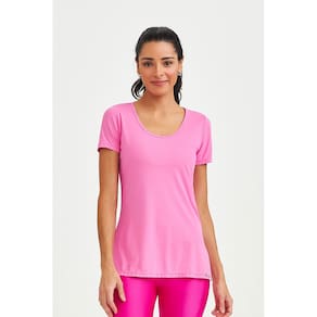 Blusa Fenda Lateral Classic Cajubrasil Rosa Milk