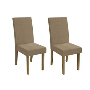 Kit 2 Cadeiras de Cozinha 2CAD131 2 Un Canela/Boucle Bege - Kappesberg