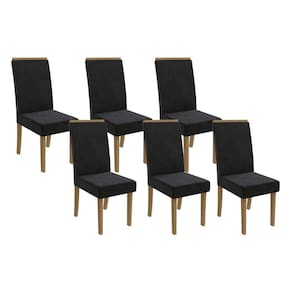 Kit 2 Cadeiras de Cozinha 2CAD142FR 6 Un Preto - Kappesberg