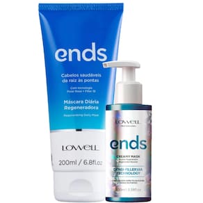 Kit Lowell Ends Máscara 200ml + Creamy Mask 100ml