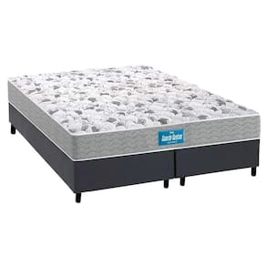 Cama Box King: Colchão Ortopédico Probel D45 Anatômico Guarda Costas Próextreme Plus + Base CRC Courano Gray (193x203)