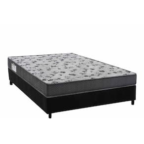 Cama Box Viúva: Colchão Ortopédico Ortobom D33 Anatômico ISO 100 Ultra Firme + Base CRC Suede Black (128x188)